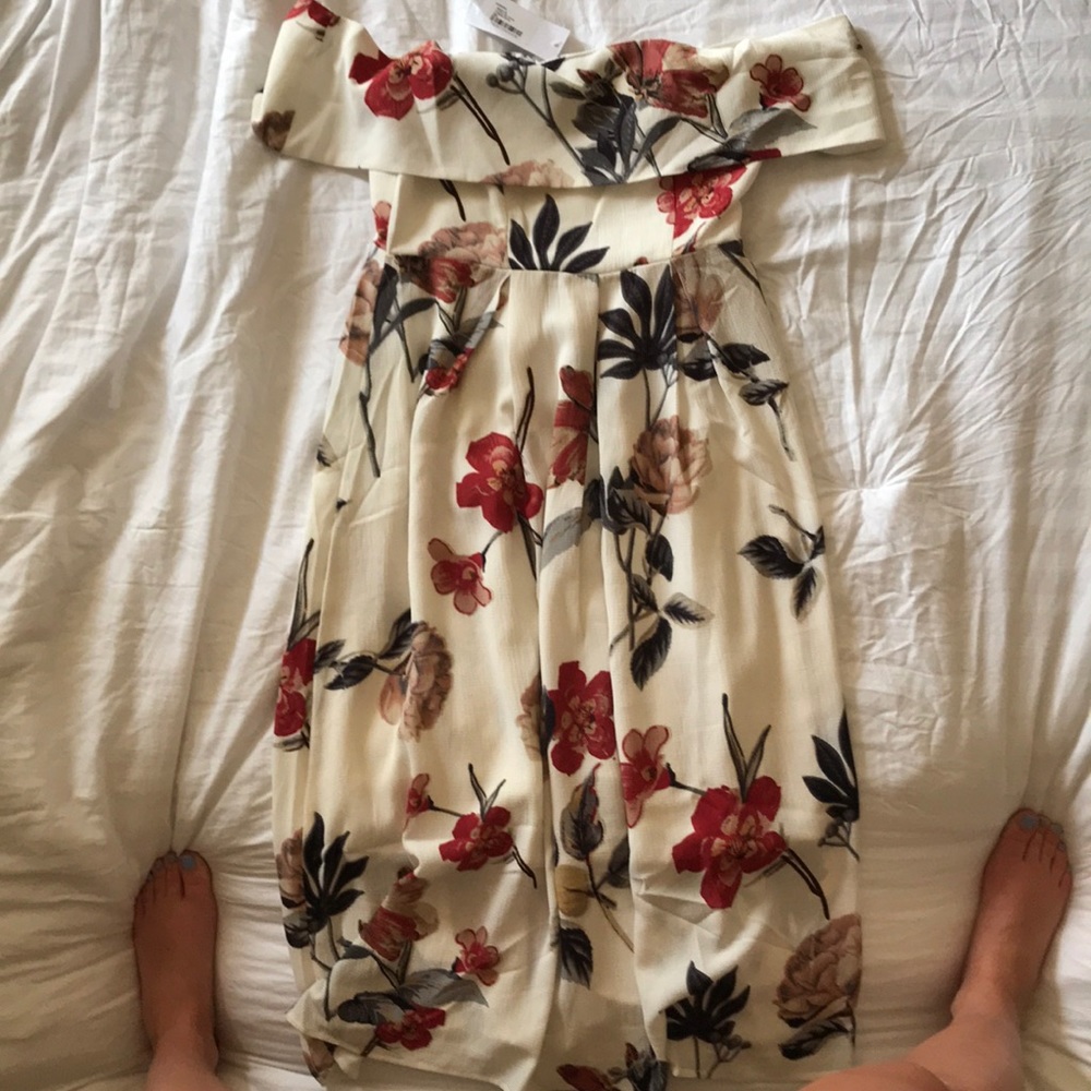 Midi off the shoulder dress